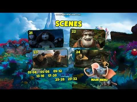 The Croods DVD Menu Walkthrough
