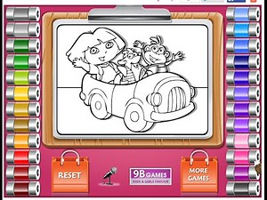 Dora The Explorer Coloring Game Play Coloring Games