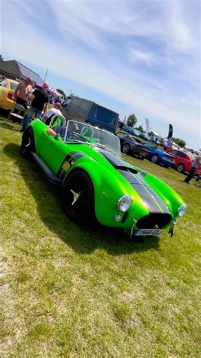 Awesome V8 engine noise - Corvette LS3-powered homage to the AC Cobra ❤️ #carshow #v8 #ls3