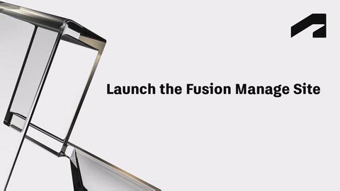 Launch the Fusion Manage site | Autodesk