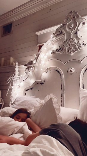 Cozy Bedroom Night Scenes with a Dog