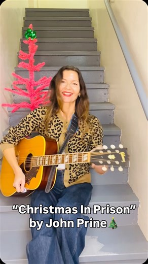 Jill Hennessy on Instagram: "And on this Stairwell Session, we’ve got “Christmas in Prison” by the wondrous John Prine…guess he knew that a lot of folks can feel pretty alone on the holidays. Much love, comfort & peace to you all this Christmas & Hannukah!! #merrychristmas #happyhannukah @ohboyrecords @john_prine #christmasinprison"