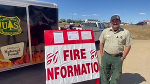 Tuesday October 10, 2023-Ansgar Mitchell with the Prescott National Forest provides an update and outlook on prescribed fire operations. | U.S. Forest Service - Prescott National Forest