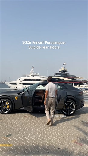 The $500k Ferrari Purosangue’s Secret Is in the Rear Doors