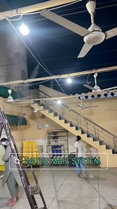 Water mist humidifier system cleaning work @Pak creation | AlKarim Ceiling Pvt Ltd.