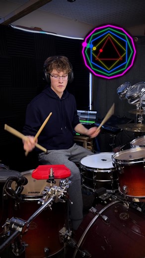 Exploring 3:4:6:8:12 Polyrhythm on Drums