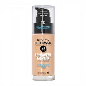 Revlon ColorStay Liquid Foundation Makeup, Normal/Dry Skin, SPF 20, 135 Vanilla, 1 fl oz