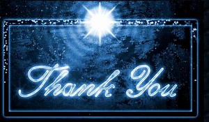 Classic Christmas Thank You Card.