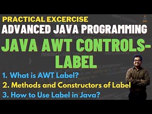 Java AWT Controls How to use Labels in Java Java AWT Label Methods & Constructors with Example 2