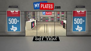 At MyPlates.com, choose from 500 official Texas license plates – as low as $30 a year! | MyPlates.com