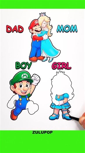 Super Mario, Princess Rosalina & Kids Paper Puzzle Smart Challenge Game 🎮🧩 #paperpuzzlegame #mario