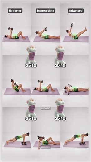 Level Up Your Fitness! Beginner | Intermediate | Advanced.