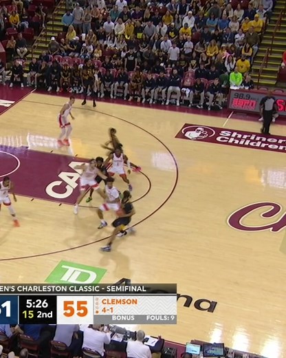 87K views · 663 reactions | We've got #ClemsonGRIT down in Charleston!!  ESPNU || Clemson Men's Basketball | Clemson Athletics | Facebook