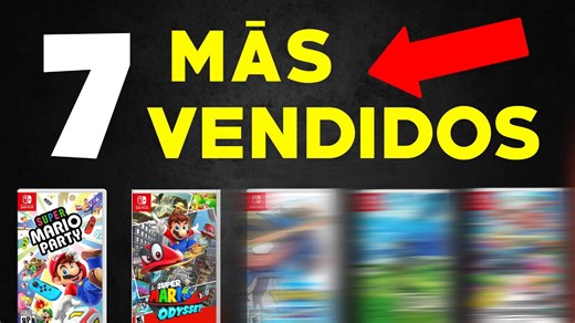 Los 7 juegos más vendidos de Nintendo Switch 😲 (actualizado 2021)