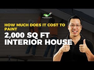 How Much Does It Cost To Paint 2,000 Sq Ft Interior House? #interiorpainting