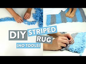 DIY STRIPED RUG | Easy Looping Project