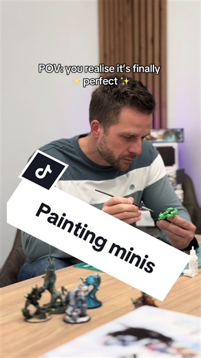 probably tomorrow I will think it needs more work tho 🥲 #TabletopGaming #wargame #gaming #figure #boardgame