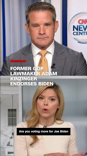 Former GOP lawmaker Adam Kinzinger endorses Biden