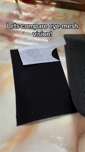 Fursuit Eye Mesh Comparison: PVC vs Buckram vs Aida Cloth