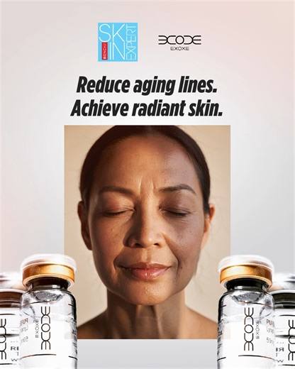 ✨ Redefine Youth. Redefine Radiance. ✨ Meet EXOXE, the next generation of skin regeneration — now at Bench Skin Expert. Powered by advanced exosome technology, it renews, restores, and reveals your most refined glow. 💧 Deeply hydrates and strengthens the skin barrier. 🔬 Promotes smoother, firmer, more radiant skin. No filters. No hype. Just results — beautifully and intelligently. Now available at all Bench Skin Expert branches. 👇 #BenchSkinExpert #EXOXE #SkinRegeneration #RefinedRadiance | B