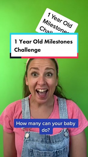 1 Year Old Milestones Challenge
