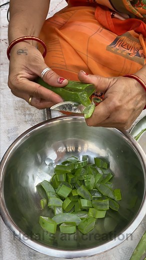 7M views · 9.3K reactions | Aloe Vera Soap making | Hetal's Art - Creation | Facebook