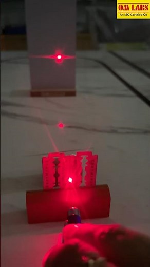 Light Diffraction using narrow aperture #yt #amazingfacts # #experiment