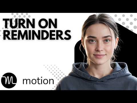 How to Turn On Task Reminders in Motion (Usemotion.com Tutorial)