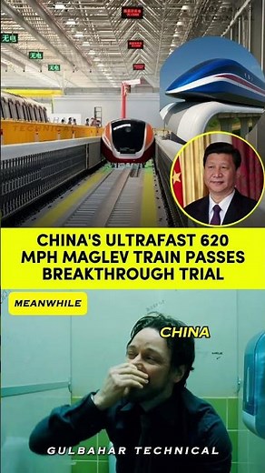 China’s 620 MPH Maglev Train Breaks Speed Records! 🚄💨