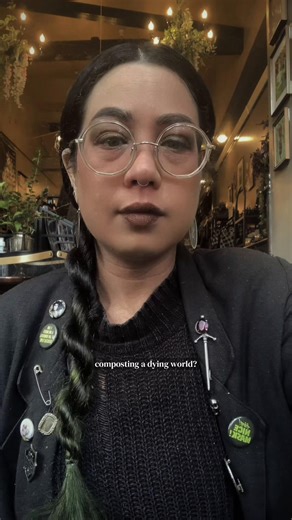 If we think of revolution as an ecosystem of transformative change, what are we doing if not composting a dying world?🪱 Originally from April 2025, this idea has grown and evolved since then. If you resonate with this framework, be sure to check out the updated and expanded version. #ecosystem #necrobiome #wormfood #communitycare