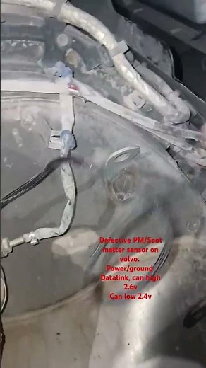 Volvo check engine light fix. Easy how to replace PM/soot sensor/particulate matter. #volvo #diesel