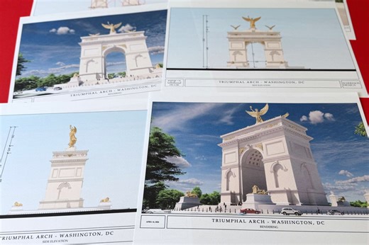 What Trump’s 250-foot ‘Triumphal Arch’ could look like