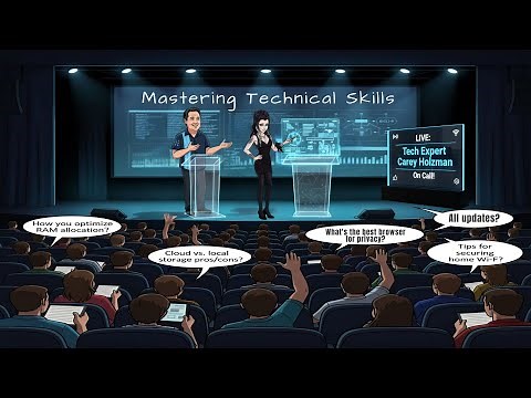 LIVE Interaction with Tech Expert Carey Holzman!!