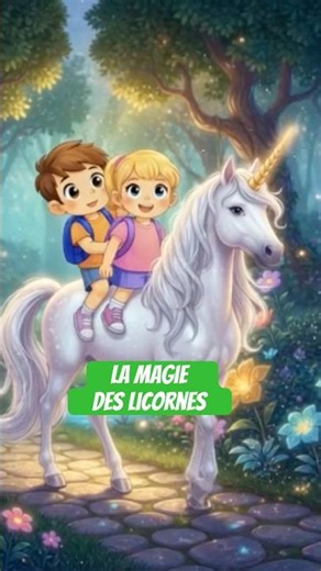 Pourquoi les licornes ont une corne magique ? 🦄✨| Un monde magique #shorts