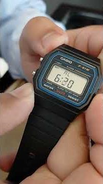 How to Set Alarm on the Casio F91W #watches #casio #casiovintage #watchlovers #saazone