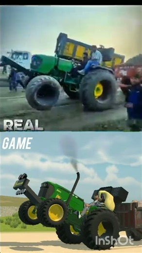Tochan King 👑 | Asli Tractor Power & Stunts by Nishu Bhai 🚜🔥#short#youtubeshorts#jhondeer
