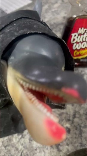 SHARK PUPPET MAKES WAFFLES!!