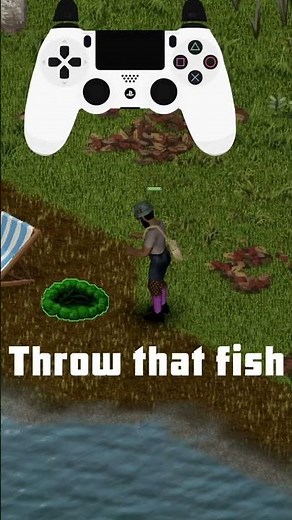 How to fish with a controller in project zomboid #projectzomboid