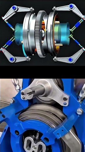 Coaxial Piston Engine || Compact & Powerful Design || Coaxial Piston Engine Working Principle #cad