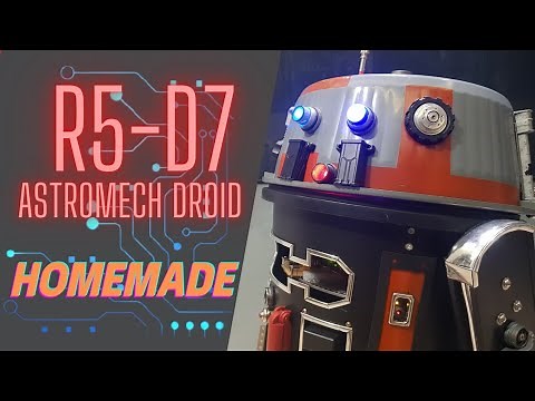HOMEMADE REAL LIFE ASTROMECH DROID! part 1
