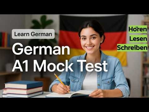 German A1 Listening, Reading & Writing Model Test | Hören, Lesen & Schreiben #144