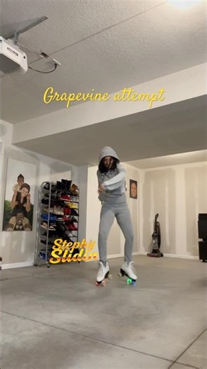 Practicing grapevine #rollerskating #skating #skater