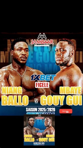 oh 💪 combat bu 🔥 mbaye Gouy gui Vs Niang ballo #abonnez vou