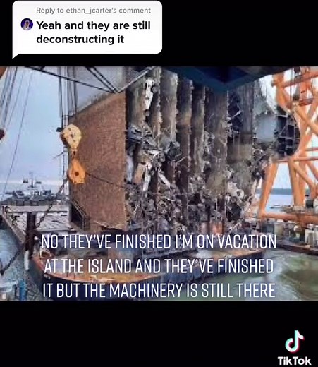 Reply to @ethan_jcarter #Fyp #foryou #fypsounds #boat #capsize #car #vehicles #cargo #cargovessel #ship #MVgoldenray