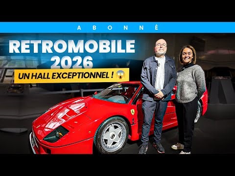 Le hall le plus fou de Rétromobile 2026 ? On visite l’Ultimate Supercar Garage avec Géraldine !
