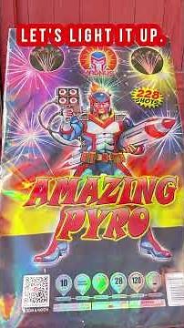 Amazing Pyro, a classic zipper by Magnus Fireworks #fireworks #magnusfireworks #pyro