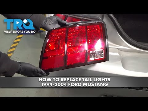 How to Replace Tail Lights 1994-2004 Ford Mustang