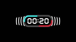 Countdown Timer 20 Seconds On Digital Stock Footage Video (100% Royalty-free) 3987624469 | Shutterstock