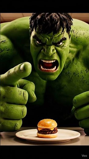 Hulk vs Tiny Burger 🍔😂 | USA Funny Meme