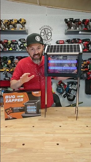 Be bug free this summer with this 4500V Solar Bug Zapper!